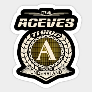 Aceves Sticker